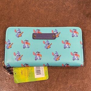 Disney Blue Stitch Wallet